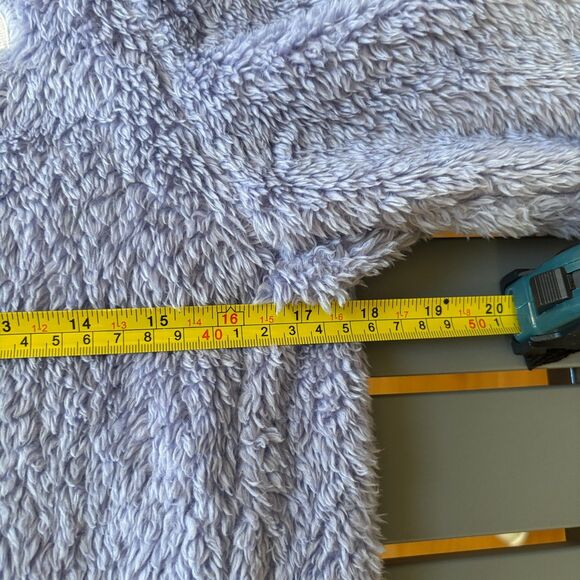 The North Face Hooded Jacket Girls Large Purple Fleece Soft Suave Oso Full-Zip - Picture 6 of 8